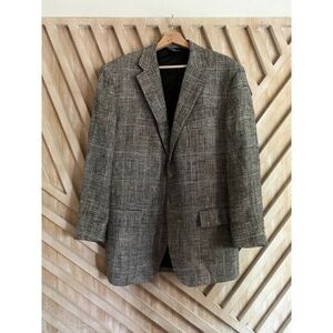 Polo by Ralph Lauren Made in Italy Silk Linen Prince of Wales Pattern